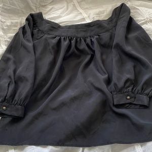 Anthropologie square neck blouse